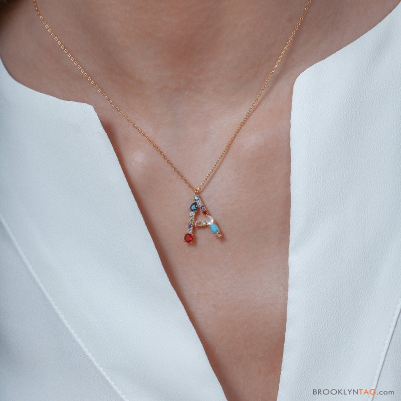 Initial Necklace – Brooklyn Tag - Main Image