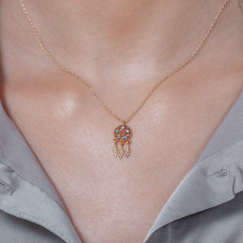 Dreamcatcher Necklace – Brooklyn Tag - Main Image