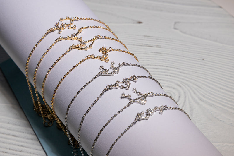 Zodiac Constellation Bracelet with Zircon