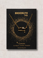 Zodiac Constellation Necklace with Zircon