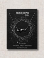 Zodiac Constellation Necklace with Zircon