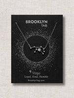 Zodiac Constellation Necklace with Zircon