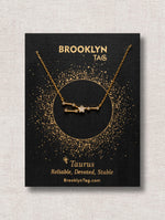 Zodiac Constellation Necklace with Zircon