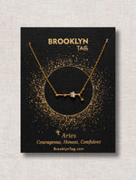 Zodiac Constellation Necklace with Zircon