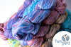 Baby Cashmere Yarn, Purple Mix Cashmere Blend Yarn, Crochet and Knitting Cashmere Yarn