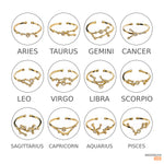 Leo sign Constellation Ring with Crystals
