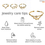 Leo sign Constellation Ring with Crystals