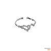 Leo sign Constellation Ring with Crystals