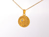 Celestial Necklace with Sun, Moon and Stars, Stainless Steel Locket 14k gold plated Necklace, Gift for her, Mothers Gift
