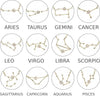 Zodiac Constellation Necklace with Zircon