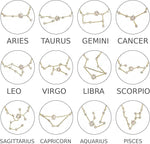 Zodiac Constellation Necklace with Zircon