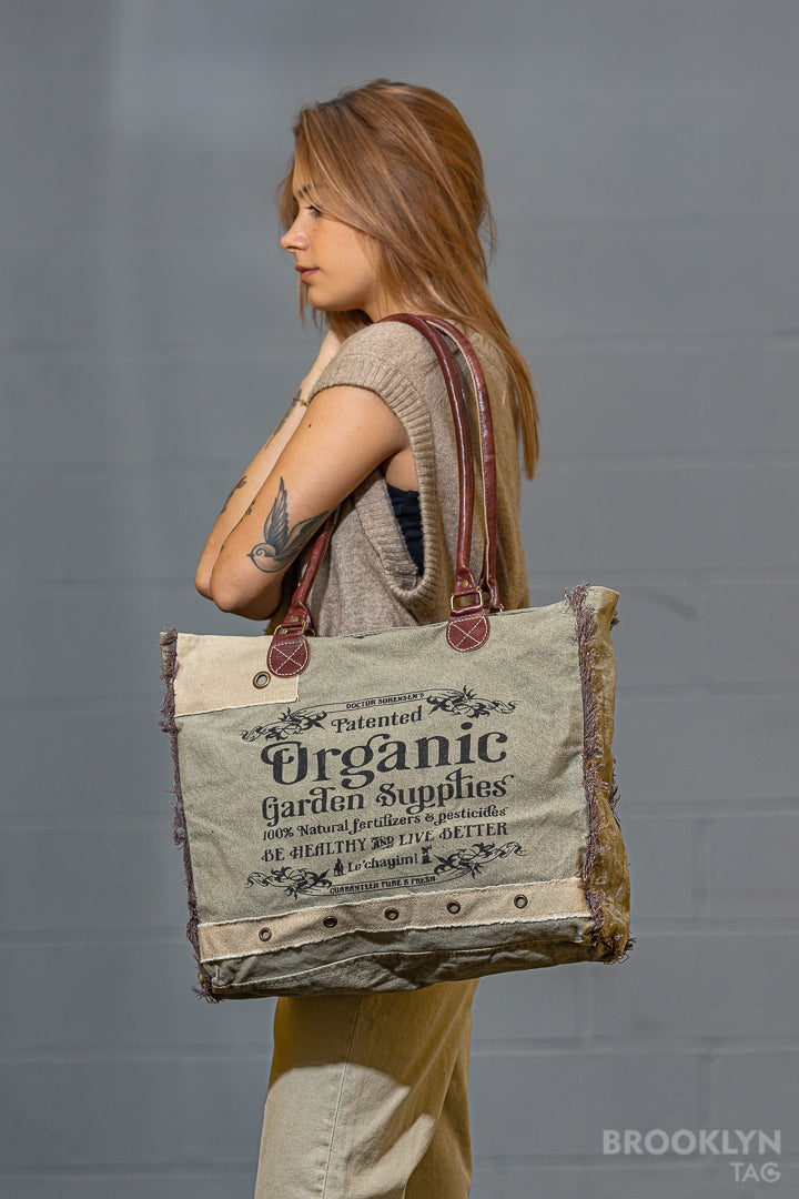 Organic Garden Supplies Canvas Tote Bag