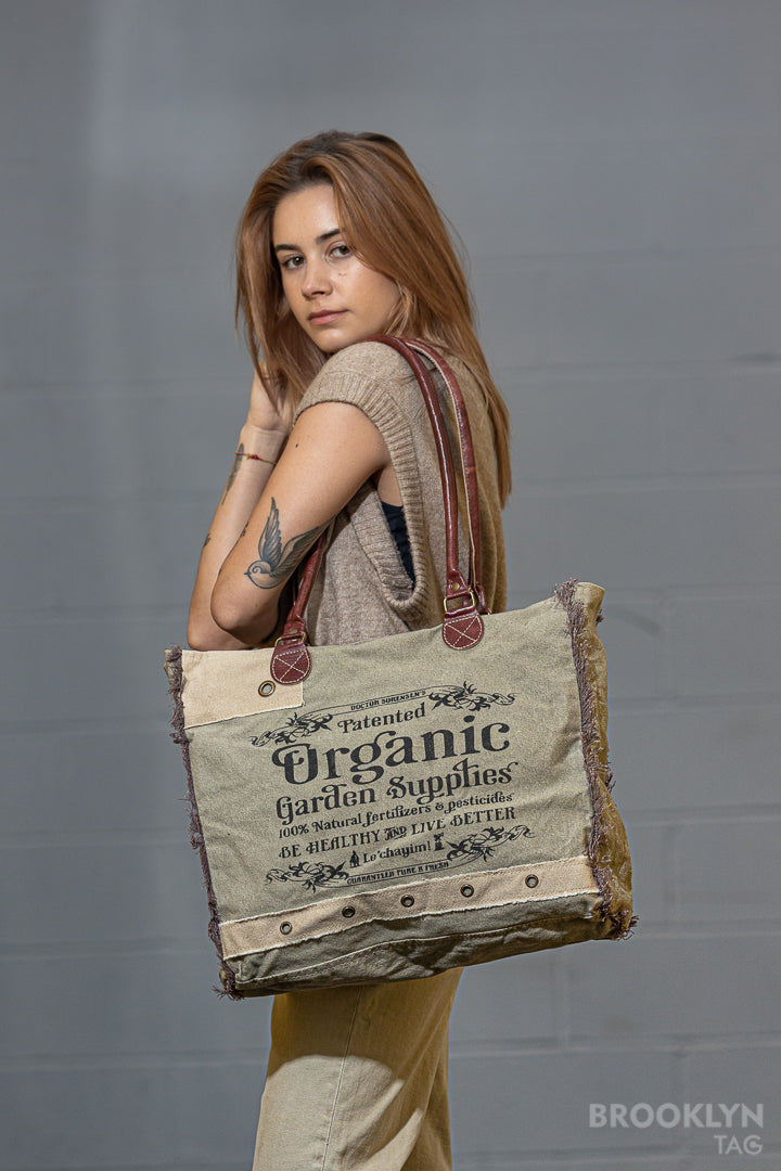 Organic Garden Supplies Canvas Tote Bag