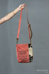 Coral Crossbody Canvas Bag