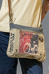 Enjoy the Ride Crossbody Canvas Bag