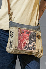 Enjoy the Ride Crossbody Canvas Bag