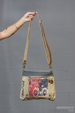 Enjoy the Ride Crossbody Canvas Bag