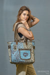 Canvas Tote Bag with Fish & Ornaments
