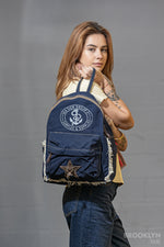 Sea Sick Sailor Denim Backpack