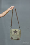 Star Crossbody Canvas Bag