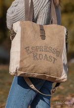 Espresso Roast Canvas Tote Bag