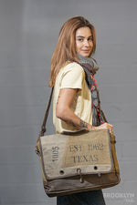 Texas Crossbody Canvas Bag