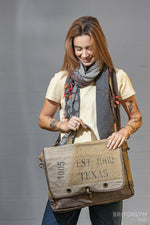 Texas Crossbody Canvas Bag