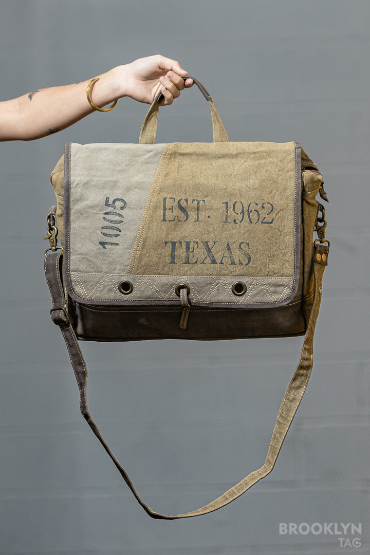 Texas Crossbody Canvas Bag