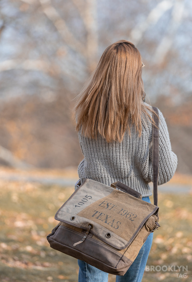 Texas Crossbody Canvas Bag