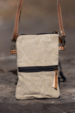 Old Buck Passport Crossbody Canvas Bag