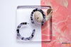 Tortoise Shell Hoop Earrings, Acetate Statement Earrings, Acrylic Drop Hoop Earrings, animal print Hoop Earrings