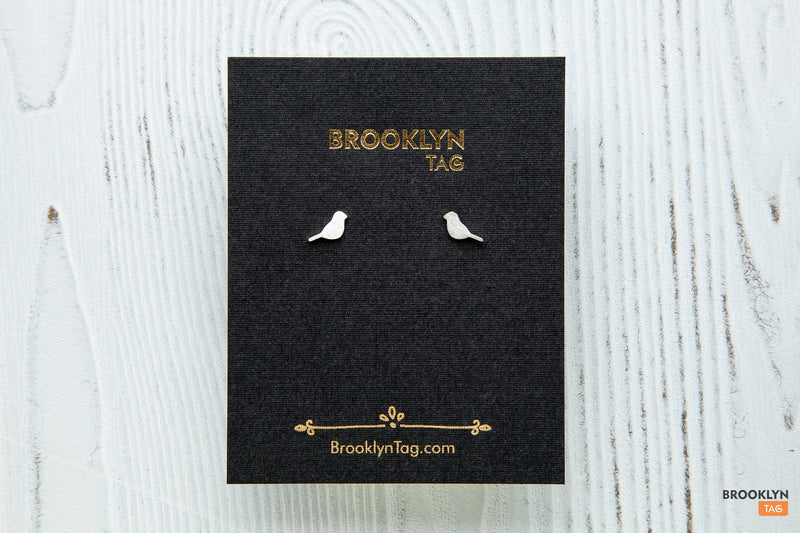 Tiny Bird Studs, Sterling Silver Bird studs, Small Earrings in Silver and gold,  Minimalist Studs, Bird Jewelry, Tiny Dainty Earrings