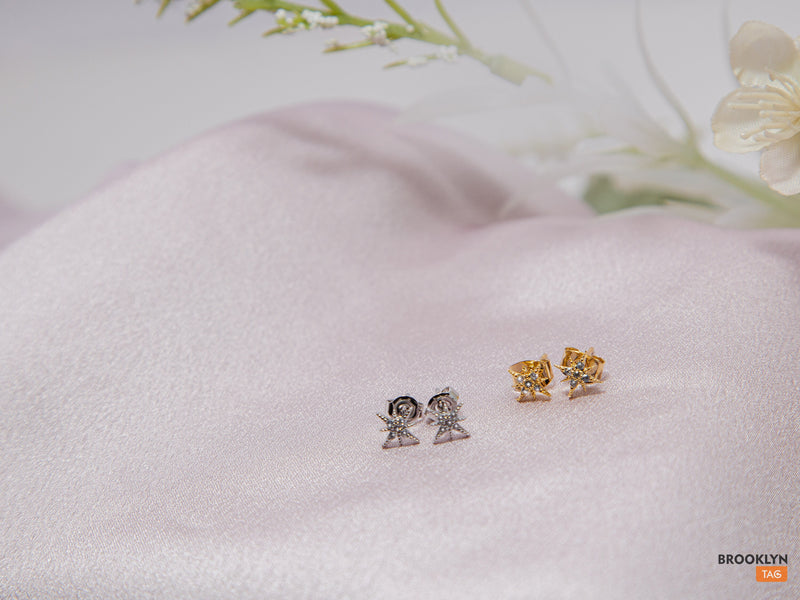 Tiny Star studs, Celestial jewelry, Gold starburst earrings. Silver Star stud earrings, Ready to Ship Gift